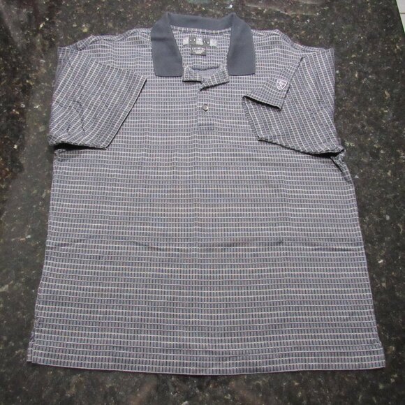 Vintage Nike Golf Polo Black/Gray/Cream Short Sleeve Medium shirt - Picture 7 of 16